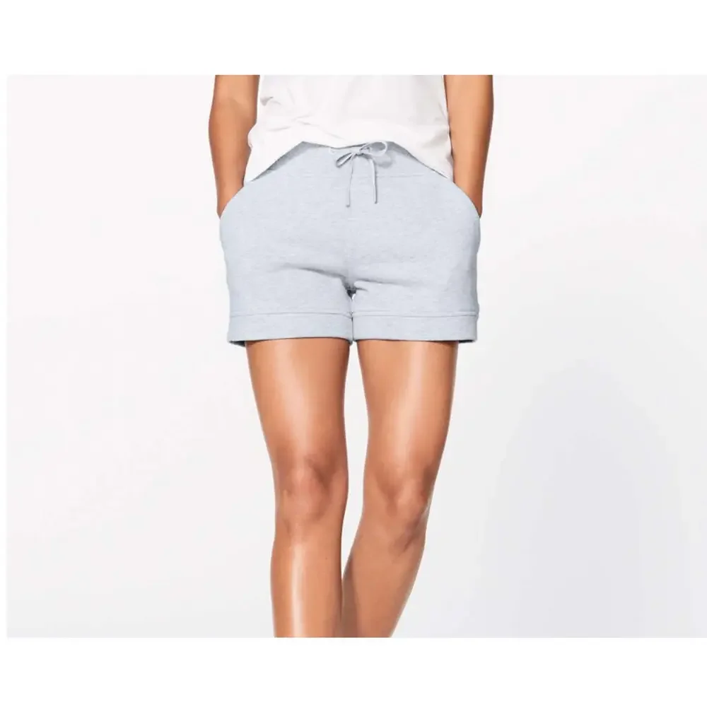 lululemon athletica Light Gray Warm Down Shorts (4”)